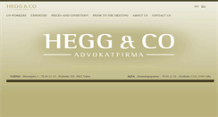 Desktop Screenshot of advokathegg.no